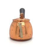 Antique Measuring Tape Copper Pot Form with Ebony Handle 1 1/4