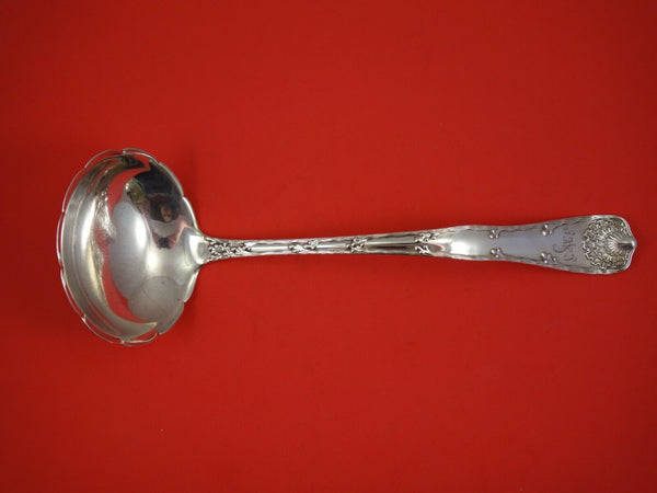 Wave Edge by Tiffany and Co Sterling Silver Soup Ladle Ruffled Edge Orig 13 1/4"