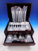 Silver Willow by Heritage Silverplate Flatware Set Service 49 pcs New Modern