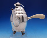 Blossom by Georg Jensen Sterling Silver Tea Set 4pc (#8801) Beautiful!