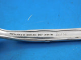 Lap Over Edge Acid Etched by Tiffany Sterling Silver Teaspoon Bird on Branch 6"