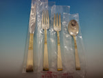 Golden Scroll by Gorham Sterling Silver Flatware Set For 10 Service 47 Pieces
