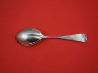 Acid Etched By Various Makers Sterling Silver Preserve Spoon #9 GW  7 1/2"