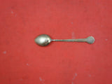 Norwegian Sterling Silver Demitasse Spoon set of 3 vermeil  3 7/8"
