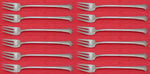 Chippendale by Towle Sterling Silver Cocktail Fork Set 12 pieces 5 7/8"