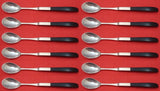 Contrast by Lunt Sterling Silver Iced Tea Spoon Set of 12 pcs 7 3/4"
