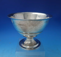 Gebelein Silverplate and Copper Fruit Bowl Footed Boston 7 3/8" x 5 3/8" (#5413)