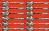 Silver Wheat by Reed & Barton Sterling Silver Teaspoon Set of 12 pcs 6 1/8"