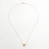 14k Yellow Gold Necklace with 1.43ct Genuine Natural Precious Topaz (#J7601)