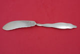 Lily of the Valley by Whiting Sterling Silver Master Butter FH Wide 8 1/4"