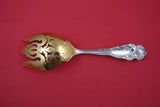 Love Disarmed by Reed and Barton Sterling Salad Serving Fork old pierced GW 11"