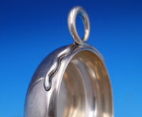 Sterling Silver Dip Dish / Salsa Dish with Snake Handle #1520 4" x 3" (#7991)