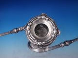 Silver on Copper Candelabra Pair Three-Light 20 inch #6449