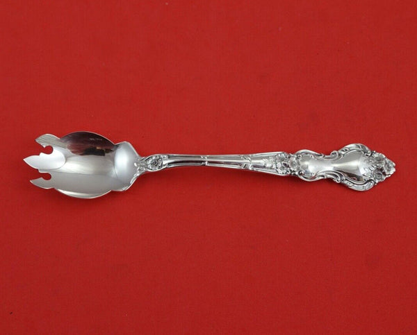 Meadow Rose by Wallace Sterling Silver Ice Cream Fork Custom Made Unusual 5 3/4"