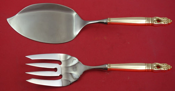 Royal Danish By International Sterling Silver Salmon Serving Set Fish Custom