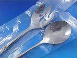 Wellesley by International Sterling Silver Salad Serving Set HH WS Custom 11"