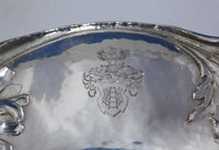 Martele by Gorham Sterling Silver Service Plate Daisy Motif Hand Hammered #4661