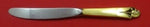 Woodlily Vermeil By Frank Smith Sterling Silver Regular Knife Modern 8 7/8" Gold