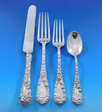 Chrysanthemum by Durgin Sterling Silver Flatware Set Service 64 pieces Dinner