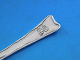 Lap Over Edge Acid Etched by Tiffany Sterling Melon Spoon with Flowers 6"