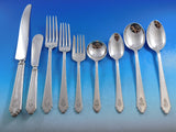 William and Mary by Lunt Sterling Silver Flatware Set 12 Service 114 pcs Dinner