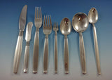 Silver Thread by Hingelberg Danish Sterling Silver Flatware Set Service 98 Pcs