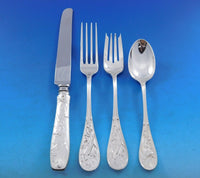 Audubon by Tiffany Sterling Silver Flatware Set for 8 Service 68 pc Dinner Birds
