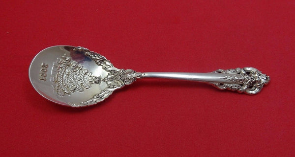 Grande Baroque by Wallace Sterling Silver Christmas Spoon "2001" 4 1/2"