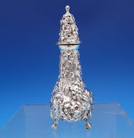 Rose by Stieff Sterling Silver Salt Shaker #12 4 1/4" x 1 1/2" 1.7 ozt." (#7957)