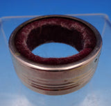Asprey and Garrard English Sterling Silver Wine Collar w/Fabric 1 1/2" (#8580)