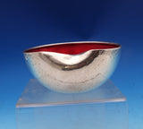 Elsa Peretti by Tiffany and Co Sterling Silver Thumbprint Bowl Ruby Red (#8551)