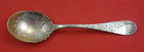 Number 38 Engraved by Towle Sterling Silver Sugar Spoon bright-cut bowl 5 5/8"