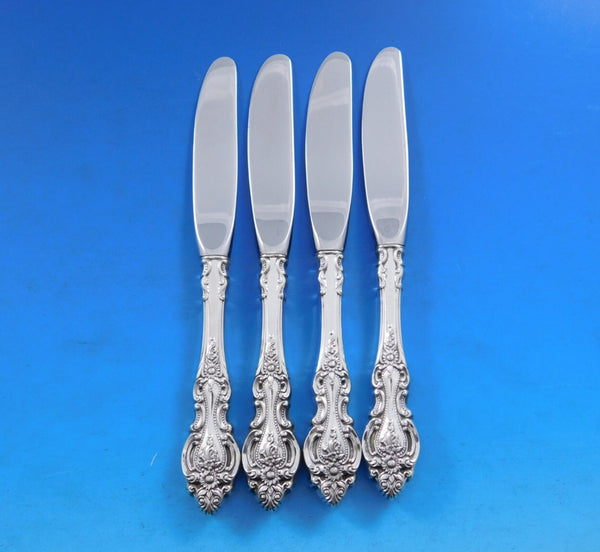 Grand Victorian by Wallace Sterling Silver Butter Spreader HH Modern Set of 4