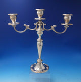 Melrose by Gorham Sterling Silver Candelabra 3-Light #1381 14" x 14" (#5165)