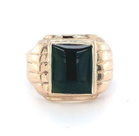 10k Bloodstone Rose Gold Men's Ring Jewelry (#J5706)
