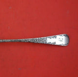 English Georgian Sterling Silver Berry Spoon GW Hand Chased Fruit c. 1814 8 7/8"