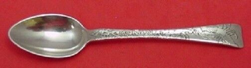 Lap Over Edge Acid Etched by Tiffany Sterling Demitasse Spoon Lobster #1 4"