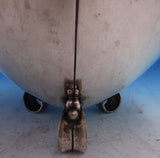 Tiffany and Co Mid-Century Sterling Silver Fruit Bowl with 3 Feet #23379 (#8693)