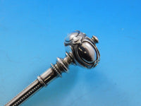 Decorated Ball End by George Sharp Sterling Silver Ice Cream Serving Spoon 11"