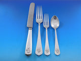 Lebolt Sterling Silver Flatware Set Hand Wrought Chicago 62 pcs Dinner
