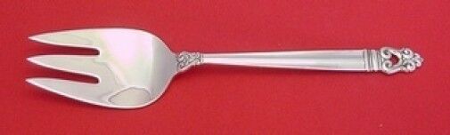 Royal Danish by International Sterling Silver Cold Meat Fork 7 3/4"