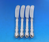 Georgian Rose by Reed & Barton Sterling Silver Butter Spreader HH Padd Set 4 pcs