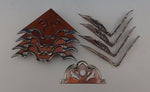 Mixed Metals by Gorham Copper & Sterling Flatware Chest Corners 9Pc (#0498)