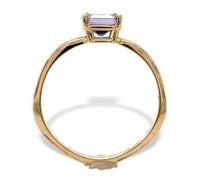 14k Yellow Gold .94ct Genuine Natural Ceylon Blue Sapphire Ring 6.75 (#J7318)