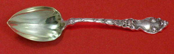 Douvaine by Unger Sterling Silver Nouveau Grapefruit Spoon Fluted Custom 5 3/4"