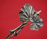 Art Silver c. 1860-1883 by Wood and Hughes Sterling Berry Scoop GW Leaf Twig