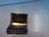 TS English Victorian Sterling Silver Vinaigrette Tiny Engraved Birmingham #6739