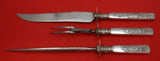 Fontainebleau by Gorham Sterling Silver Roast Carving Set 3pc Knife 15" w/Scenes