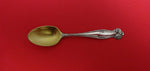 Canterbury by Towle Sterling Silver Demitasse Spoon Gold Washed Bowl 4 3/8"