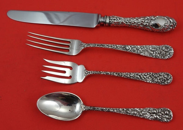 Chrysanthemum by Stieff Sterling Silver Regular 4-piece Place Setting